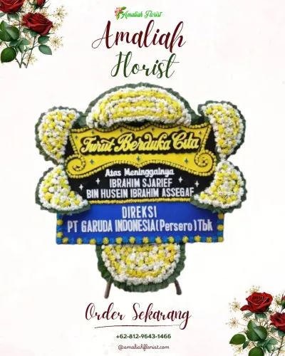 Papan Bunga Duka di Bringin