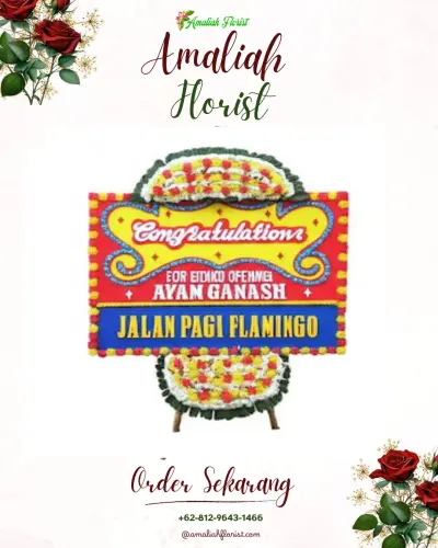 Bunga Papan Congratulation di Bringin